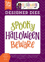 Halloween Town: Spooky Halloween Word Medium Die Set