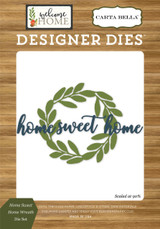 Welcome Home: Home Sweet Home Wreath Large Die Set