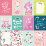 Imagine That Girl: 3x4 Journaling Cards 12x12 Patterned Paper