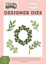 Spring Market: Spring Greenery Medium Die Set