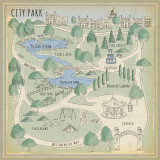 Practically Perfect: City Park 12x12 Patterned Paper Practically Perfect: City Park 12x12 Patterned Paper