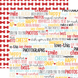 Wish Upon A Star: Smile Words 12x12 Patterned Paper