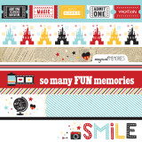 Wish Upon A Star: Border Strips 12x12 Patterned Paper