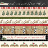Christmas: Border Strips 12x12 Patterned Paper