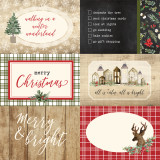 Christmas: 4x6 Journaling Cards 12x12 Patterned Paper