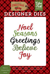 Celebrate Christmas: Believe In Christmas Word Medium Die Set