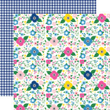 I Love Summer: Summer Floral 12x12 Patterned Paper