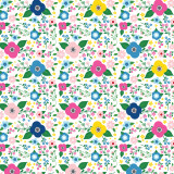 I Love Summer: Summer Floral 12x12 Patterned Paper