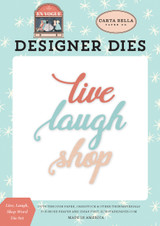En Vogue: Live Laugh Shop Word Medium Die Set