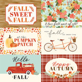 Fall Market: 4x6 Journaling Cards 12x12 Patterned Paper