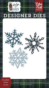 Warm & Cozy: Snowflakes Wishes Medium Die Set