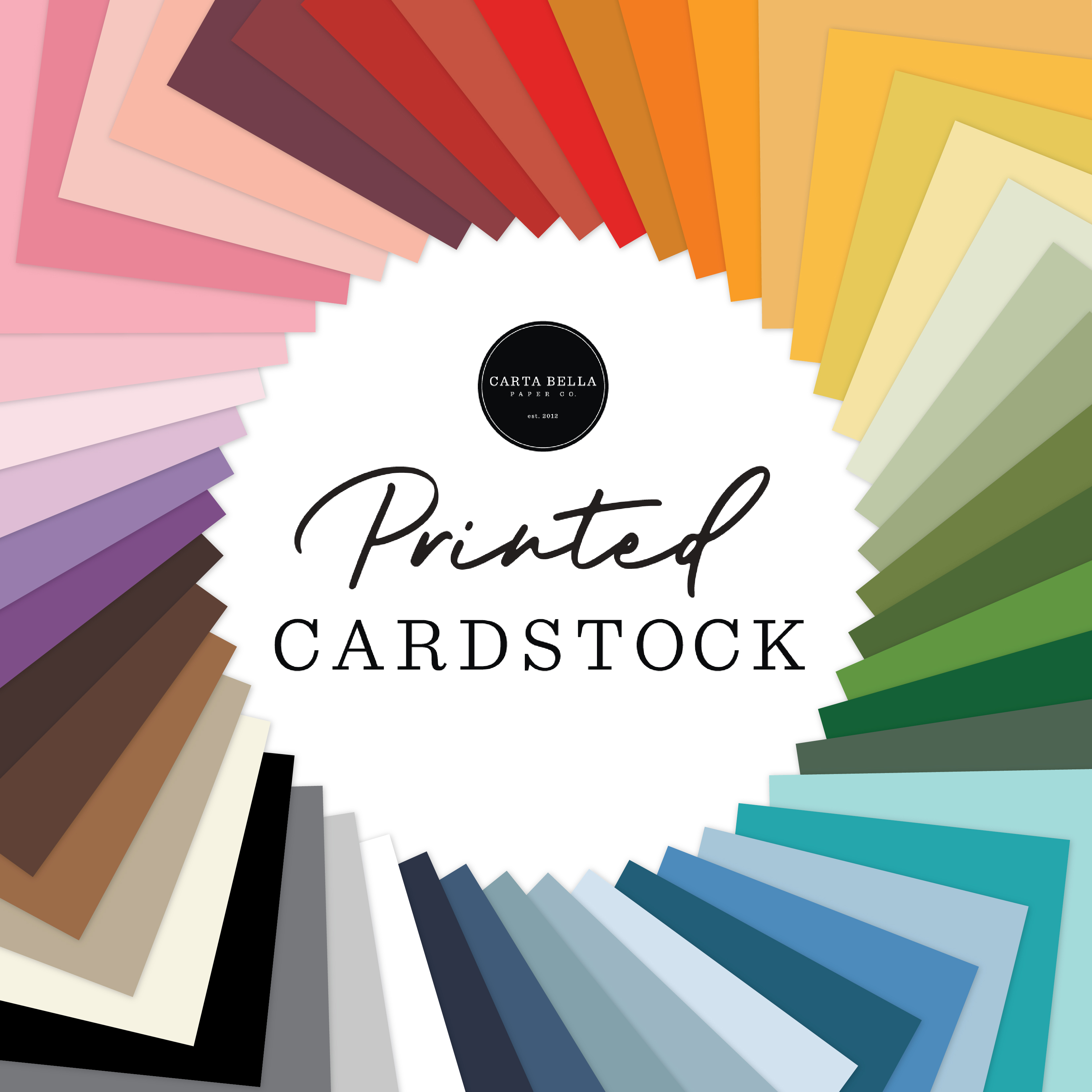 New Printed Cardstock - Shipping September 2026