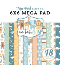 Our Baby Boy Cardmakers 6x6 Mega Pad - Echo Park Paper Company
