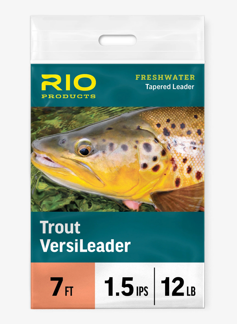 Rio Trout Versileader Sinking Tapered Leader 7ft 12lb - Fly Fishing - Ed's  Fly Shop