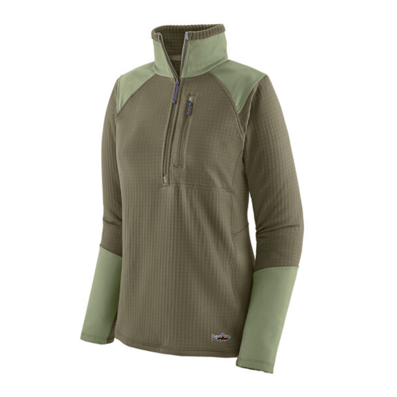 Patagonia Womens R1 Air Hemlock Green Full Zip Hooded Jacket: XL -  Tallington Lakes