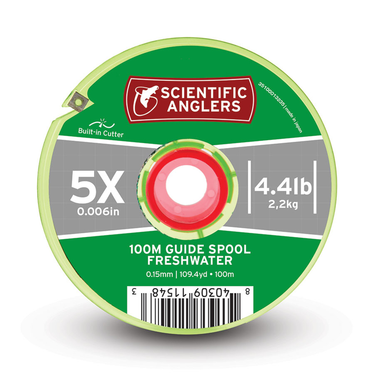 Scientific Anglers Freshwater Tippet 100M Guide Spool - Ed's Fly Shop