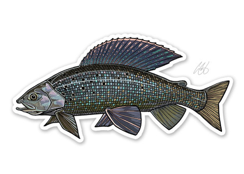 Casey Underwood Grayling Decal Sticker