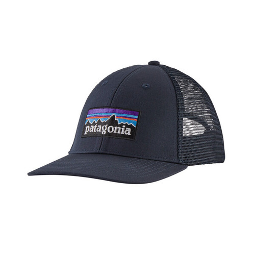 Patagonia P-6 Logo LoPro Trucker Hat - Navy Blue