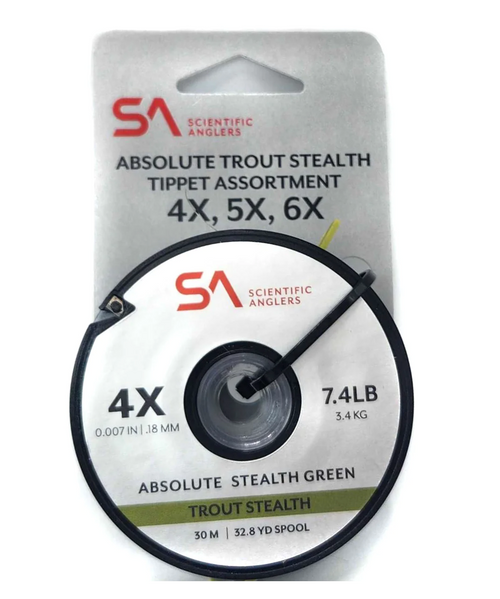Scientific Anglers Absolute Trout Stealth Tippet Assortment - 4X-6X