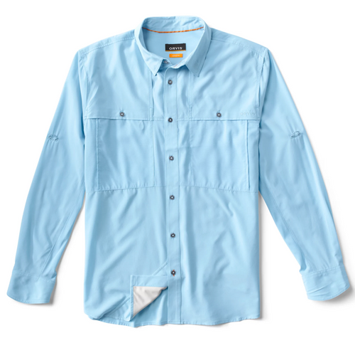 Orvis Long-Sleeved Ventilated Open Air Casting Shirt - Cloud Blue
