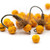 Firehole Slotted Speckled Tungsten Beads - Pumpkin Pie