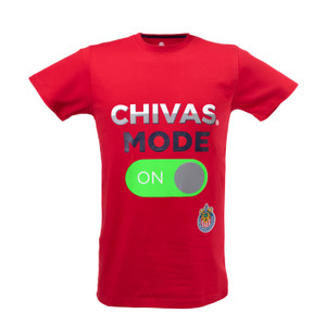 PLAYERA CHIVAS MODE ON ROJA PLAYERA CHIVAS MODE ON ROJA