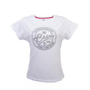 PLAYERA SELLO CHIVAS BLANCA MUJER PLAYERA SELLO CHIVAS BLANCA MUJER