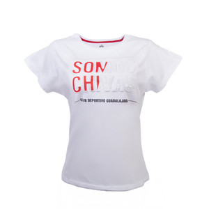 PLAYERA SOMOS CHIVAS BLANCA MUJER PLAYERA SOMOS CHIVAS BLANCA MUJER