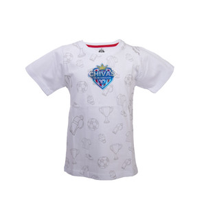 PLAYERA TEXTURA FUT CHIVAS BLANCA NIÑO PLAYERA TEXTURA FUT CHIVAS BLANCA NIÑO