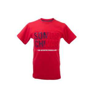 PLAYERA SOMOS CHIVAS ROJA NIÑO PLAYERA SOMOS CHIVAS ROJA NIÑO
