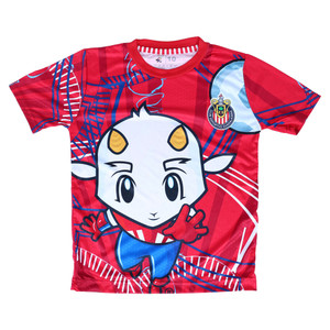 PLAYERA ROJA CHIVITO TEXTURA NIÑOS PLAYERA ROJA CHIVITO TEXTURA NIÑOS