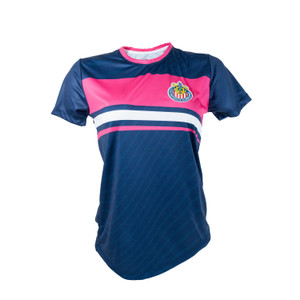 PLAYERA DAMA AZUL CHIVA GIRL