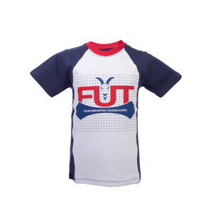 PLAYERA COMBINADA BLANCO Y AZUL FUT CHIVAS PARA NIÑO PLAYERA COMBINADA BLANCO Y AZUL FUT CHIVAS PARA NIÑO