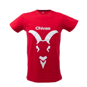 PLAYERA ROJA CHIVITA RETRO LÍNEAS PLAYERA ROJA CHIVITA RETRO LÍNEAS