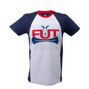 PLAYERA COMBINADA BLANCA Y AZUL FUT CHIVA RETRO PLAYERA COMBINADA BLANCA Y AZUL FUT CHIVA RETRO