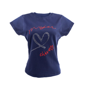 PLAYERA AZUL PARA MUJER CORAZÓN CHIVAS