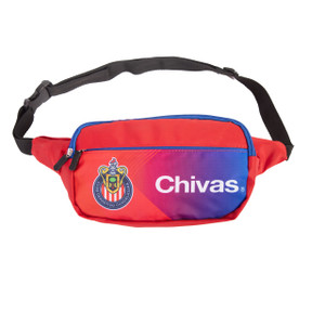 CANGURERA BICOLOR PALABRA Y ESCUDO CHIVAS CANGURERA BICOLOR PALABRA Y ESCUDO CHIVAS