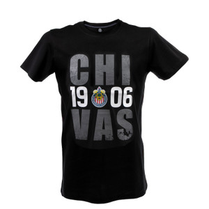 PLAYERA NEGRA CHIVAS 1906 PLAYERA NEGRA CHIVAS 1906