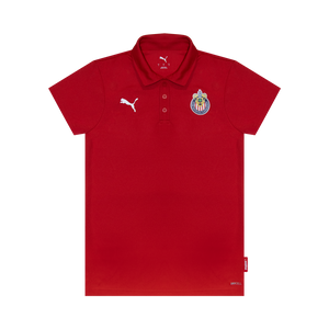 POLO TEAMWEAR ROJO PARA MUJER PUMA AP25