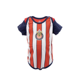 PAÑALERO RAYADO CDG ESCUDO CHIVAS PARA BEBÉ