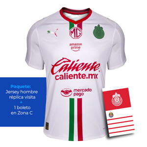 COMBO JERSEY VISITA RÉPLICA HOMBRE Y BOLETO SEMIFINALES ZONA C