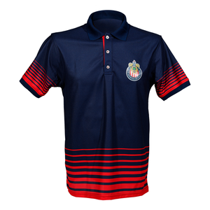POLO AZUL DEGRADADO ROJO ESCUDO CHIVAS POLO AZUL DEGRADADO ROJO ESCUDO CHIVAS