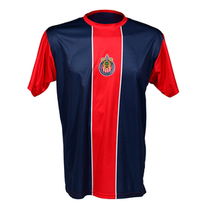 PLAYERA BICOLOR AZUL Y ROJO ESCUDO CHIVAS PLAYERA BICOLOR AZUL Y ROJO ESCUDO CHIVAS