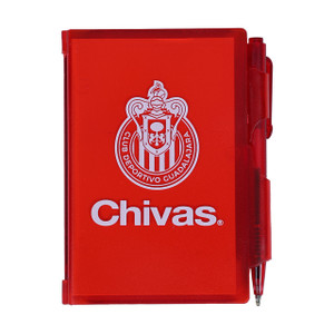 BLOCK DE NOTAS CON BOLÍGRAFO ESCUDO CHIVAS BLOCK DE NOTAS CON BOLÍGRAFO ESCUDO CHIVAS