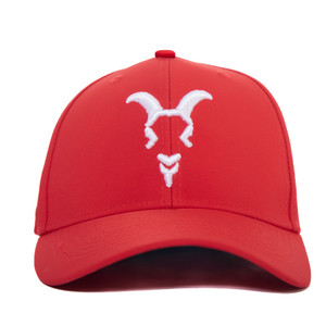 GORRA ROJA CHIVITA RETRO BORDADA