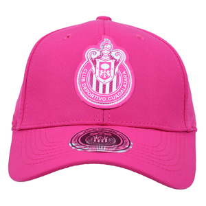 GORRA ROSA LISA ESCUDO MONOCROMÁTICO GORRA ROSA LISA ESCUDO MONOCROMÁTICO