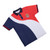 POLO TRICOLOR LÍNEAS ESCUDO CHIVAS