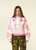HOODIE ESTAMPADA ROSA ESCUDO RETRO MUJER LYM