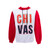 HOODIE ROJIBLANCA LETRAS CHIVAS