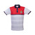 POLO ROJI BLANCA RAYAS HORIZONTALES ESCUDO CHIVAS